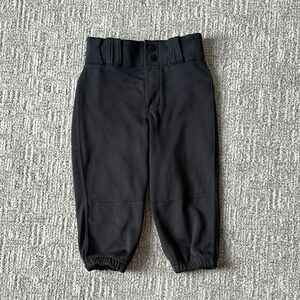 Boys black baseball pants - knickers